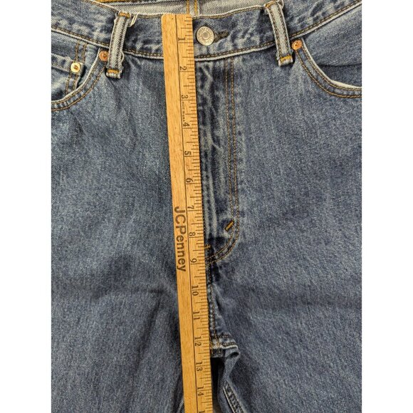 Levis 550 Jeans Mens Size 36x32 Blue Classic Straight Comfort 100% Cotton Y2K - Picture 5 of 13